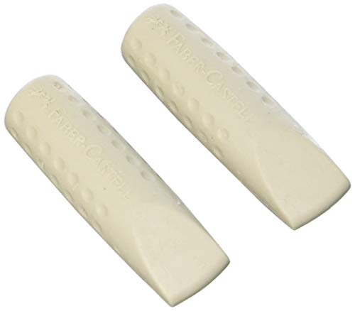 Faber-Castell 187000 - Radierer Grip 2001 Eraser Cap, 2er, grau Faber-Castell 187000 - Radierer Grip 2001 Eraser Cap, 2er, grau von Faber-Castell