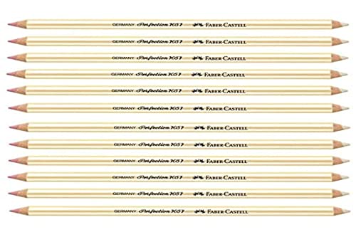 Faber-Castell Radierstift 7057, Holzgefasst, Rot/Weiß, VE=12 Faber-Castell Radierstift 7057, Holzgefasst, Rot/Weiß, VE=12 von Faber-Castell