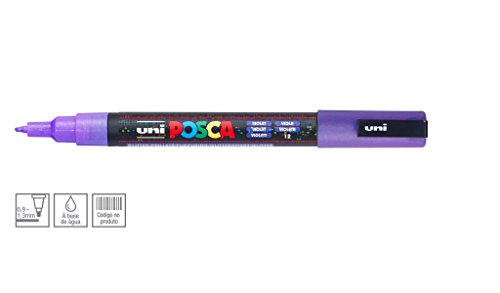 POSCA PC-3 ml Glitzer-Paint-Marker – Sparkling Violet von POSCA