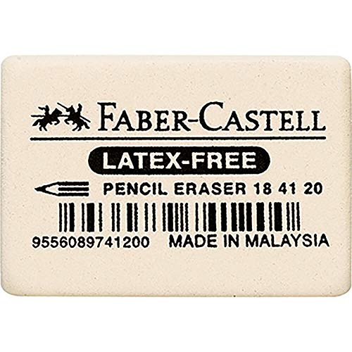 Weißer Radiergummi, 20 Stück von Faber-Castell