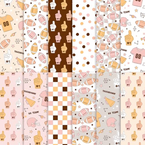 24 Blatt rosa Fußball-Scrapbook-Papier, kokettes rosa Fußball, dekoratives Bastelpapier, flach gefaltet für Thanksgiving, Geburtstag, Babyparty, Kartenherstellung, Fotoalbum, Dekoration, 30,5 x 30,5 24 Blatt rosa Fußball-Scrapbook-Papier, kokettes rosa Fußball, dekoratives Bastelpapier, flach gefaltet für Thanksgiving, Geburtstag, Babyparty, Kartenherstellung, Fotoalbum, Dekoration, 30,5 x 30,5 von Fabllewavi