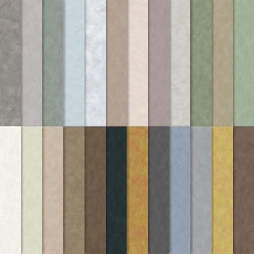 Scrapbook-Papier, doppelseitig, Wildleder, strukturiert, für Junk-Tagebücher, Grußkarten, Alben, Dekoration, Stein, 30,5 x 30,5 cm, 24 Blatt, 24 Blatt Scrapbook-Papier, doppelseitig, Wildleder, strukturiert, für Junk-Tagebücher, Grußkarten, Alben, Dekoration, Stein, 30,5 x 30,5 cm, 24 Blatt, 24 Blatt von Fabllewavi