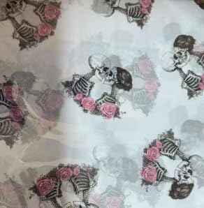 Seidenpapier für Skelettliebhaber, Skelettliebhaber, Muster, Geschenkpapier für Halloween, Bastelarbeiten, schreckliche Partyzubehör, 100 Blatt Seidenpapier für Skelettliebhaber, Skelettliebhaber, Muster, Geschenkpapier für Halloween, Bastelarbeiten, schreckliche Partyzubehör, 100 Blatt von Fabllewavi