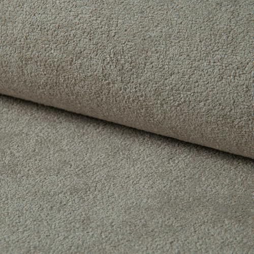 Fabreco GERRESE Polsterstoff – Weicher, eleganter Bezugsstoff mit subtiler Struktur, Dekostoff Meterware, 145 cm breit, strapazierfähiger Möbelstoff für Wohnzimmer, Gewicht 270g/m² - Beige von Fabreco
