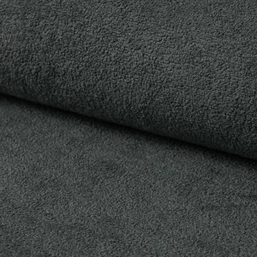 Fabreco GERRESE Polsterstoff – Weicher, eleganter Bezugsstoff mit subtiler Struktur, Dekostoff Meterware, 145 cm breit, strapazierfähiger Möbelstoff für Wohnzimmer, Gewicht 270g/m² - Grau Fabreco GERRESE Polsterstoff – Weicher, eleganter Bezugsstoff mit subtiler Struktur, Dekostoff Meterware, 145 cm breit, strapazierfähiger Möbelstoff für Wohnzimmer, Gewicht 270g/m² - Grau von Fabreco