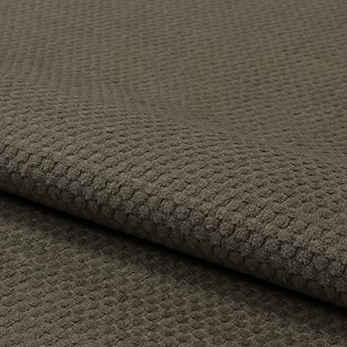 Fabreco LUMA Polsterstoff Meterware 142 cm breit, 100% Polyester, Gewicht 230 g/m2, feine Noppen-Struktur, Dekostoff für Vorhänge, Sofakissen, Polsterbezüge und Sitzkissen – Beige 03 von Fabreco
