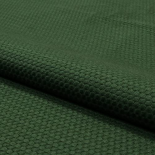 Fabreco LUMA Polsterstoff Meterware 142 cm breit, 100% Polyester, Gewicht 230 g/m2, feine Noppen-Struktur, Dekostoff für Vorhänge, Sofakissen, Polsterbezüge und Sitzkissen – Laubgrün 07 von Fabreco