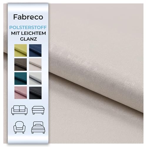 Fabreco – Polsterstoff Meterware PLATINUM (100 x 148 cm) – Eleganter Möbelstoff mit Glanz – Bezugsstoff Möbelstoff – Stoffe zum Nähen – Robuster Stoff für Sofa, Stuhl & Dekoration (Ekrü) Fabreco – Polsterstoff Meterware PLATINUM (100 x 148 cm) – Eleganter Möbelstoff mit Glanz – Bezugsstoff Möbelstoff – Stoffe zum Nähen – Robuster Stoff für Sofa, Stuhl & Dekoration (Ekrü) von Fabreco