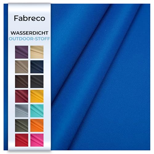 Fabreco – Wasserdichter Oxford 600D Polyester Stoff Meterware 100x150cm | Robuster Outdoor Stoff für Garten, Camping & Abdeckungen | Segeltuch & Markisenstoff | Markisenstoffe Meterware, Blau von Fabreco