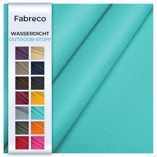Fabreco – Wasserdichter Oxford 600D Polyester Stoff Meterware 100x150cm | Robuster Outdoor Stoff für Garten, Camping & Abdeckungen | Segeltuch & Markisenstoff | Markisenstoffe Meterware, Hellblau von Fabreco