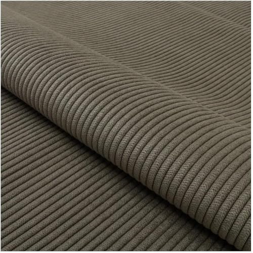 Fabreco TORANOS Polsterstoff Meterware 142 cm breit, 100% Polyester, Gewicht 330 g/m2, Cord-Strukturstoff ideal für Vorhänge oder Möbelstoff für Sofakissen, Polsterbezüge und Sitzkissen - Hellbraun Fabreco TORANOS Polsterstoff Meterware 142 cm breit, 100% Polyester, Gewicht 330 g/m2, Cord-Strukturstoff ideal für Vorhänge oder Möbelstoff für Sofakissen, Polsterbezüge und Sitzkissen - Hellbraun von Fabreco