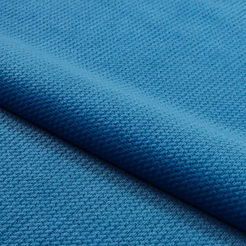 Fabreco VELVET 0,5lfm Polster- und Deko-Stoff 160 cm breit, 100% Polyester, Gewicht 350 g/lfm, Samtstoff für Vorhänge, Maskottchen, Sofakissen, Polsterbezüge und Krabbeldecken - Blau 25 von Fabreco