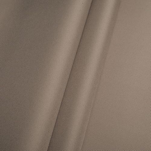 Fabreco – Wasserabweisender Oxford 250D Polyester Stoff Meterware 100x160cm | Vielseitiger Outdoorstoff für Gartenmöbel, Zelte & Sonnenschutz | Leicht, robust & pflegeleicht, Beige von Fabreco