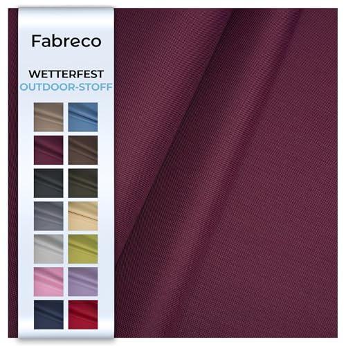 Fabreco – Wasserabweisender Oxford 250D Polyester Stoff Meterware 100x160cm | Vielseitiger Outdoorstoff für Gartenmöbel, Zelte & Sonnenschutz | Leicht, robust & pflegeleicht, Bordeaux Fabreco – Wasserabweisender Oxford 250D Polyester Stoff Meterware 100x160cm | Vielseitiger Outdoorstoff für Gartenmöbel, Zelte & Sonnenschutz | Leicht, robust & pflegeleicht, Bordeaux von Fabreco