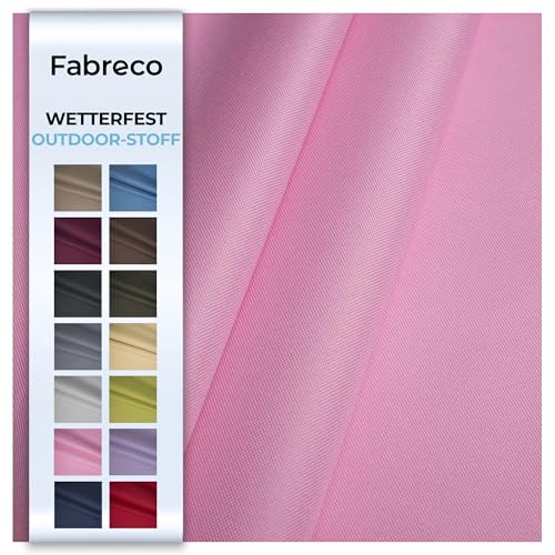 Fabreco – Wasserabweisender Oxford 250D Polyester Stoff Meterware 100x160cm | Vielseitiger Outdoorstoff für Gartenmöbel, Zelte & Sonnenschutz | Leicht, robust & pflegeleicht, Hellrosa Fabreco – Wasserabweisender Oxford 250D Polyester Stoff Meterware 100x160cm | Vielseitiger Outdoorstoff für Gartenmöbel, Zelte & Sonnenschutz | Leicht, robust & pflegeleicht, Hellrosa von Fabreco