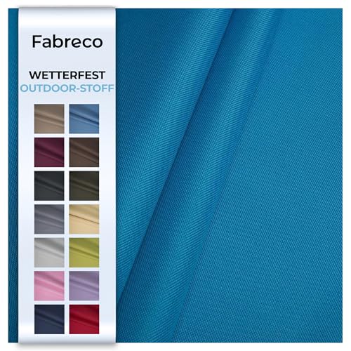 Fabreco – Wasserabweisender Oxford 250D Polyester Stoff Meterware 100x160cm | Vielseitiger Outdoorstoff für Gartenmöbel, Zelte & Sonnenschutz | Leicht, robust & pflegeleicht, Saphir von Fabreco