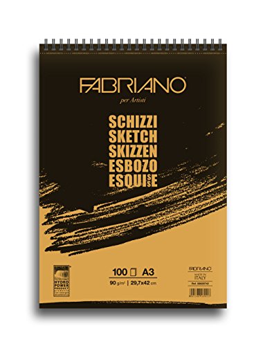 FABRIANO Spiralhefter A3 Für Skizze weiß FABRIANO Spiralhefter A3 Für Skizze weiß von Fabriano