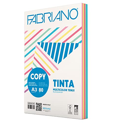 Fabriano - 62529742 - Copy Tinta Multicolor 5 col. TENUI (giallo verde azzurro rosso aragosta)-Copy von Fabriano