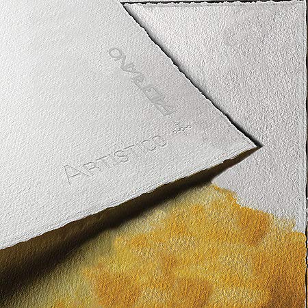 Fabriano Artistico, 22 x 30, 10,8 oz/m2, 55 kg, Kaltpresse, traditionelles Weiß, 4 Abdeckungen (10 Blatt) von Fabriano