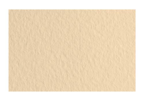 Honsell 21297103 - Fabriano Tiziano Pastellpapier Banana, DIN A4, 50 Blatt, 160 g/m², hoch hadernhaltig, säurefrei und alterungsbeständig, griffige, raue Oberfläche von Fabriano