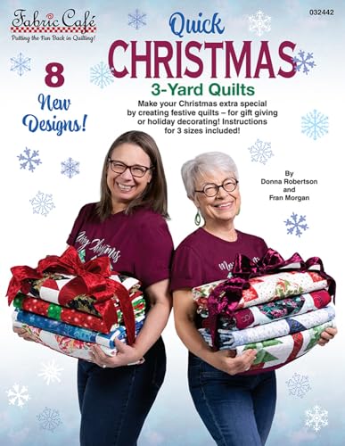Fabric Cafe Quick Christmas Steppdeckenmuster – 8 festliche Designs für Schoß-, Twin- und Queen-Size-Betten Fabric Cafe Quick Christmas Steppdeckenmuster – 8 festliche Designs für Schoß-, Twin- und Queen-Size-Betten von Fabric Cafe