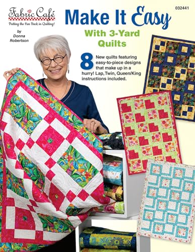 Machen Sie es sich einfach mit 3 Yard Quilts Muster von Fabric Cafe Machen Sie es sich einfach mit 3 Yard Quilts Muster von Fabric Cafe von Fabric Cafe