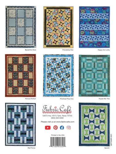 Fabric Cafe - Quick'n Easy Quilts von Donna Robertson, 8 Muster für 2,7 m lange Steppdecken, Braun Fabric Cafe - Quick'n Easy Quilts von Donna Robertson, 8 Muster für 2,7 m lange Steppdecken, Braun von Fabric Cafe