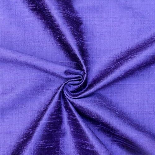 Fabric Mart Direct Lila 100% reine Dupionseide Stoff als Meterware, 104 cm or 41 inches Breite, 1 kontinuierlicher Zähler Lila Seide Stoff, Polstervorhang Großhandelsstoff Fabric Mart Direct Lila 100% reine Dupionseide Stoff als Meterware, 104 cm or 41 inches Breite, 1 kontinuierlicher Zähler Lila Seide Stoff, Polstervorhang Großhandelsstoff von Fabric Mart Direct