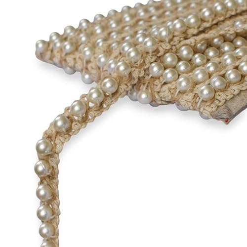 Fabric Mart Direct Perlen-Häkel-Jutebesatz pro Meter, 12 mm geflochtene Jutespitze für Vorhänge, Vorhangbesatz zum Selbermachen, Kissen, Tischdekoration, Taschen, Hochzeitsdekoration Fabric Mart Direct Perlen-Häkel-Jutebesatz pro Meter, 12 mm geflochtene Jutespitze für Vorhänge, Vorhangbesatz zum Selbermachen, Kissen, Tischdekoration, Taschen, Hochzeitsdekoration von Fabric Mart Direct