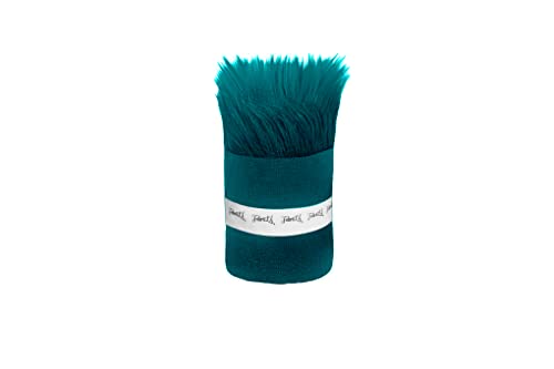 FabricLA Shaggy-Kunstfell-Rolle, 10,2 x 152,4 cm, Fell-Rollen, 6,3 cm Florlänge, Kunstfellmaterial, Kunstpelzstück für Handwerk, DIY, Kostümdesign, Dekoration, Dunkeltürkis FabricLA Shaggy-Kunstfell-Rolle, 10,2 x 152,4 cm, Fell-Rollen, 6,3 cm Florlänge, Kunstfellmaterial, Kunstpelzstück für Handwerk, DIY, Kostümdesign, Dekoration, Dunkeltürkis von FabricLA