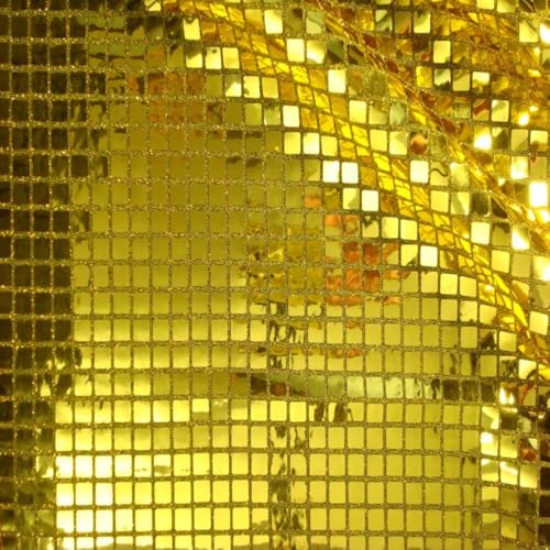 FABRICS-CITY GOLD QUADRATISCH 8X8MM PAILLETTEN STOFF STOFFE, 5449 FABRICS-CITY GOLD QUADRATISCH 8X8MM PAILLETTEN STOFF STOFFE, 5449 von Fabrics-City