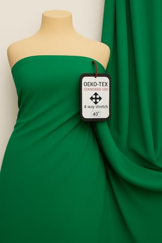 FABRICS-CITY METERWARE METALLGRÜN HOCH ELASTISCHER LYCRASTOFF BADEANZUGSTOFF BADESTOFF BIKINI STRETCHSTOFF KLEID ROCK BADESTOFF JERSEY STOFF ZUM NÄHEN SPANDEX JERSEYSTOFF SPORT GYMNASTIK, 5055 FABRICS-CITY METERWARE METALLGRÜN HOCH ELASTISCHER LYCRASTOFF BADEANZUGSTOFF BADESTOFF BIKINI STRETCHSTOFF KLEID ROCK BADESTOFF JERSEY STOFF ZUM NÄHEN SPANDEX JERSEYSTOFF SPORT GYMNASTIK, 5055 von Fabrics-City