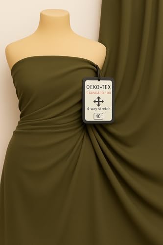 FABRICS-CITY METERWARE OLIV/KHAKI HOCH ELASTISCHER LYCRASTOFF BADEANZUGSTOFF BADESTOFF BIKINI STRETCHSTOFF KLEID ROCK BADESTOFF JERSEY STOFF ZUM NÄHEN SPANDEX JERSEYSTOFF SPORT GYMNASTIK, 5057 FABRICS-CITY METERWARE OLIV/KHAKI HOCH ELASTISCHER LYCRASTOFF BADEANZUGSTOFF BADESTOFF BIKINI STRETCHSTOFF KLEID ROCK BADESTOFF JERSEY STOFF ZUM NÄHEN SPANDEX JERSEYSTOFF SPORT GYMNASTIK, 5057 von Fabrics-City
