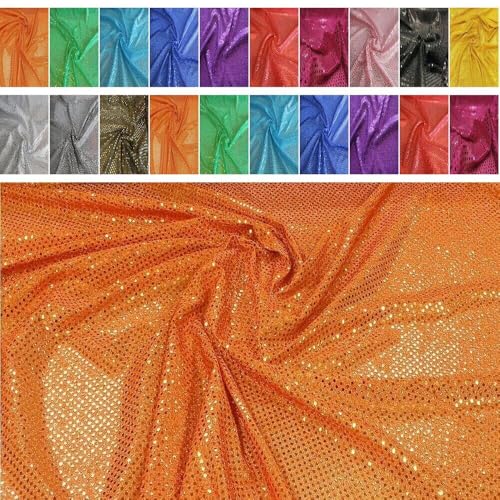 FABRICS-CITY ORANGE EXKLUSIVE KLEINE PAILLETTEN STOFF 3MM STOFFE, 5110 FABRICS-CITY ORANGE EXKLUSIVE KLEINE PAILLETTEN STOFF 3MM STOFFE, 5110 von Fabrics-City