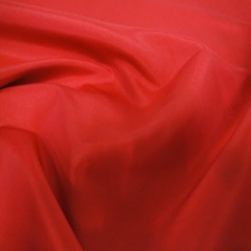 FABRICS-CITY ROT HOCHWERTIGER TAFT STOFF TAFTSTOFF STOFFE, 3772(rot) von Fabrics-City