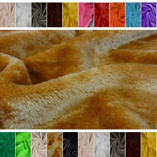 Fabrics-City goldbraun stretch Kaninchen Fell Plüsch Stoff Hocker Kaninchenfell Kunstpelz Kuschelfell Webpelz Teddyfell Bastelmaterial Möbelbezug Winterdekoration Polsterstoff, 3771 Fabrics-City goldbraun stretch Kaninchen Fell Plüsch Stoff Hocker Kaninchenfell Kunstpelz Kuschelfell Webpelz Teddyfell Bastelmaterial Möbelbezug Winterdekoration Polsterstoff, 3771 von Fabrics-City