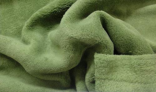 Fabrics-City kiwi Minky Wellness Stoff zum Nähen antipilling Fleece Polarfleece Fleecestoff Microfleece Softshell Kuscheldecke Kinderbekleidung DIY Textilstoffe hochwertig, 3335 von Fabrics-City