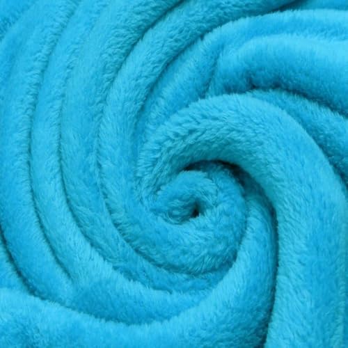 Fabrics-City türkis weich Wellness Fleecestoff antipilling Kuschelfleece Stoff zum Nähen Polarfleece Microfleece Fleece für Outdoor Camping Kinder Damen Herren Winterbekleidung DIY Handarbeiten, 4209 von Fabrics-City
