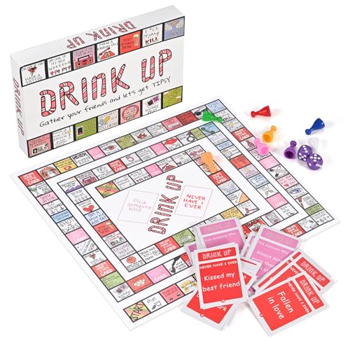 Faburo Trinkspiele, lustiges Erwachsenenspiel, Schütten und Leitern, Partyspiel, Schlangen und Leitern, Geschenk-Set für Erwachsene, Teenager und Partys, Geburtstags-Nacht-Party-Spiel Faburo Trinkspiele, lustiges Erwachsenenspiel, Schütten und Leitern, Partyspiel, Schlangen und Leitern, Geschenk-Set für Erwachsene, Teenager und Partys, Geburtstags-Nacht-Party-Spiel von Faburo