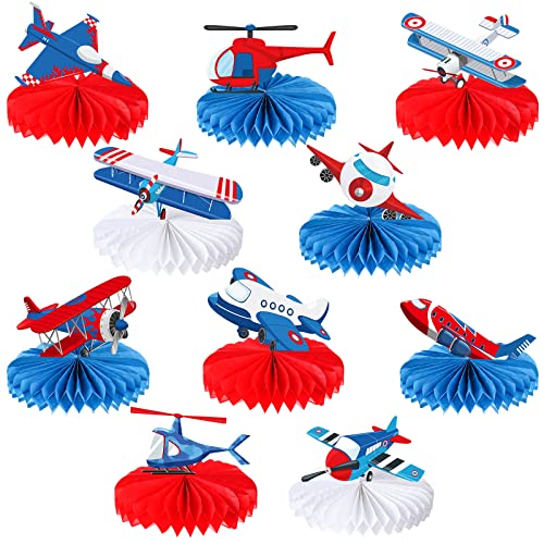 Faccito 10 Stück Flugzeug Bienenwabe Mittelstücke Flugzeug Party Zubehör 3D Flugzeug Tischdeko Flugzeug Stehende Karten Party Tischaufsätze für Geburtstag Party Baby Shower Dekor Zubehör Faccito 10 Stück Flugzeug Bienenwabe Mittelstücke Flugzeug Party Zubehör 3D Flugzeug Tischdeko Flugzeug Stehende Karten Party Tischaufsätze für Geburtstag Party Baby Shower Dekor Zubehör von Faccito
