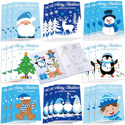 Faccito 24 Stück Winterszene Malbücher Winter Malblöcke Schneemann Lebkuchen Weihnachtsmann Wichtel Mini Ausmalbücher zum Basteln Feiertag Party Mitgebsel Mitbringsel Klassenzimmer Geschenk Faccito 24 Stück Winterszene Malbücher Winter Malblöcke Schneemann Lebkuchen Weihnachtsmann Wichtel Mini Ausmalbücher zum Basteln Feiertag Party Mitgebsel Mitbringsel Klassenzimmer Geschenk von Faccito