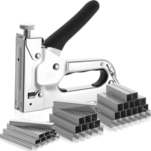 Faccito 6000-teiliges Heftpistolen-Set, robust, manuelles Heftgerät, inklusive 6,35 mm, 1,27 cm Heftklammern für Polstermöbel, professionelle Haushaltsprojekte Faccito 6000-teiliges Heftpistolen-Set, robust, manuelles Heftgerät, inklusive 6,35 mm, 1,27 cm Heftklammern für Polstermöbel, professionelle Haushaltsprojekte von Faccito