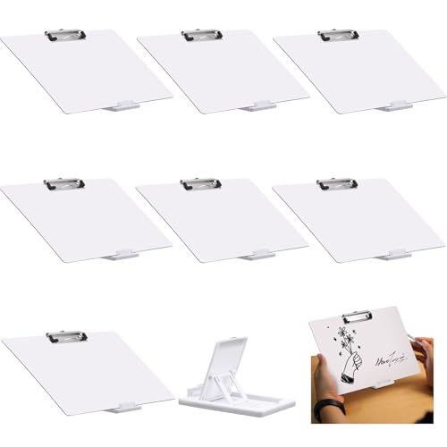 Faccito Schräge Tafel zum Schreiben, zusammenklappbar, Whiteboard, schräge Oberfläche, 21,6 x 30,5 cm, trocken abwischbares Klemmbrett, wiederverwendbare Handschrift, Praxis zum Schreiben, Lesen Faccito Schräge Tafel zum Schreiben, zusammenklappbar, Whiteboard, schräge Oberfläche, 21,6 x 30,5 cm, trocken abwischbares Klemmbrett, wiederverwendbare Handschrift, Praxis zum Schreiben, Lesen von Faccito