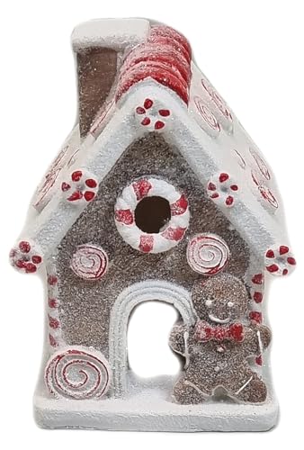 Fachhandel Plus Deko Lebkuchenhaus mit Micro-LED-Lichterkette Klassische Weihnachtsdeko Mehrfarbig Fachhandel Plus Deko Lebkuchenhaus mit Micro-LED-Lichterkette Klassische Weihnachtsdeko Mehrfarbig von Fachhandel Plus
