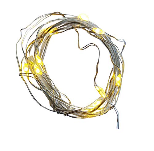 Fachhandel Plus Micro LED Draht Lichterkette mit 10 LED´s Timerfunktion Indoor Batteriebetrieb Fachhandel Plus Micro LED Draht Lichterkette mit 10 LED´s Timerfunktion Indoor Batteriebetrieb von Fachhandel Plus