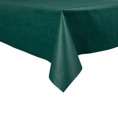 Fachhandel für Vliesstoffe Sensalux Buffet-Tischdecke, Vlies, 1,5m x 3m, Standard 100 by Oeko-TEX® - Klasse I, abwischbar, Lotuseffekt, Grün von Sensalux