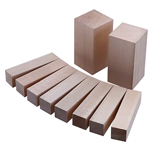 10 PCs Basswood Carving Blocks Whittling Unfertiger Holzblöcke Praktisches Whittling Für Handwerksschnitzen 10 PCs Basswood Carving Blocks Whittling Unfertiger Holzblöcke Praktisches Whittling Für Handwerksschnitzen von FackLOxc