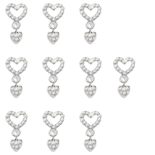 10 Stück/Set baumelnde Sternnägel, Kunst-Charm-Nägel, Dekorationen, Sternnägel, Charm-Maniküre-Zubehör für Acrylnägel 10 Stück/Set baumelnde Sternnägel, Kunst-Charm-Nägel, Dekorationen, Sternnägel, Charm-Maniküre-Zubehör für Acrylnägel von FackLOxc