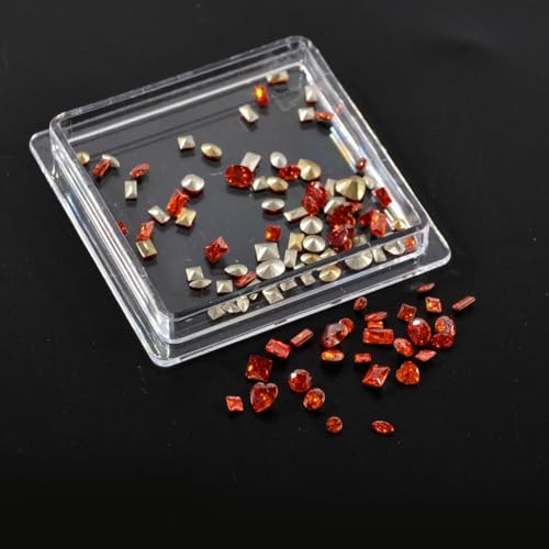 100 Stück modische Zirkon-Schmuck-Anhänger, Kristall, 3D-Strasssteine, Dekoration 100 Stück modische Zirkon-Schmuck-Anhänger, Kristall, 3D-Strasssteine, Dekoration von FackLOxc