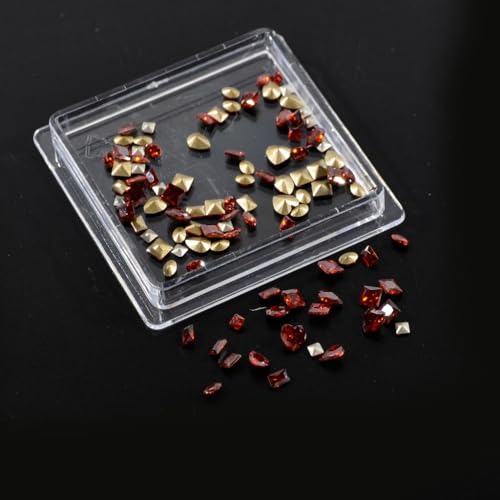 100 Stück modische Zirkon-Schmuck-Anhänger, Kristall, 3D-Strasssteine, Dekoration 100 Stück modische Zirkon-Schmuck-Anhänger, Kristall, 3D-Strasssteine, Dekoration von FackLOxc